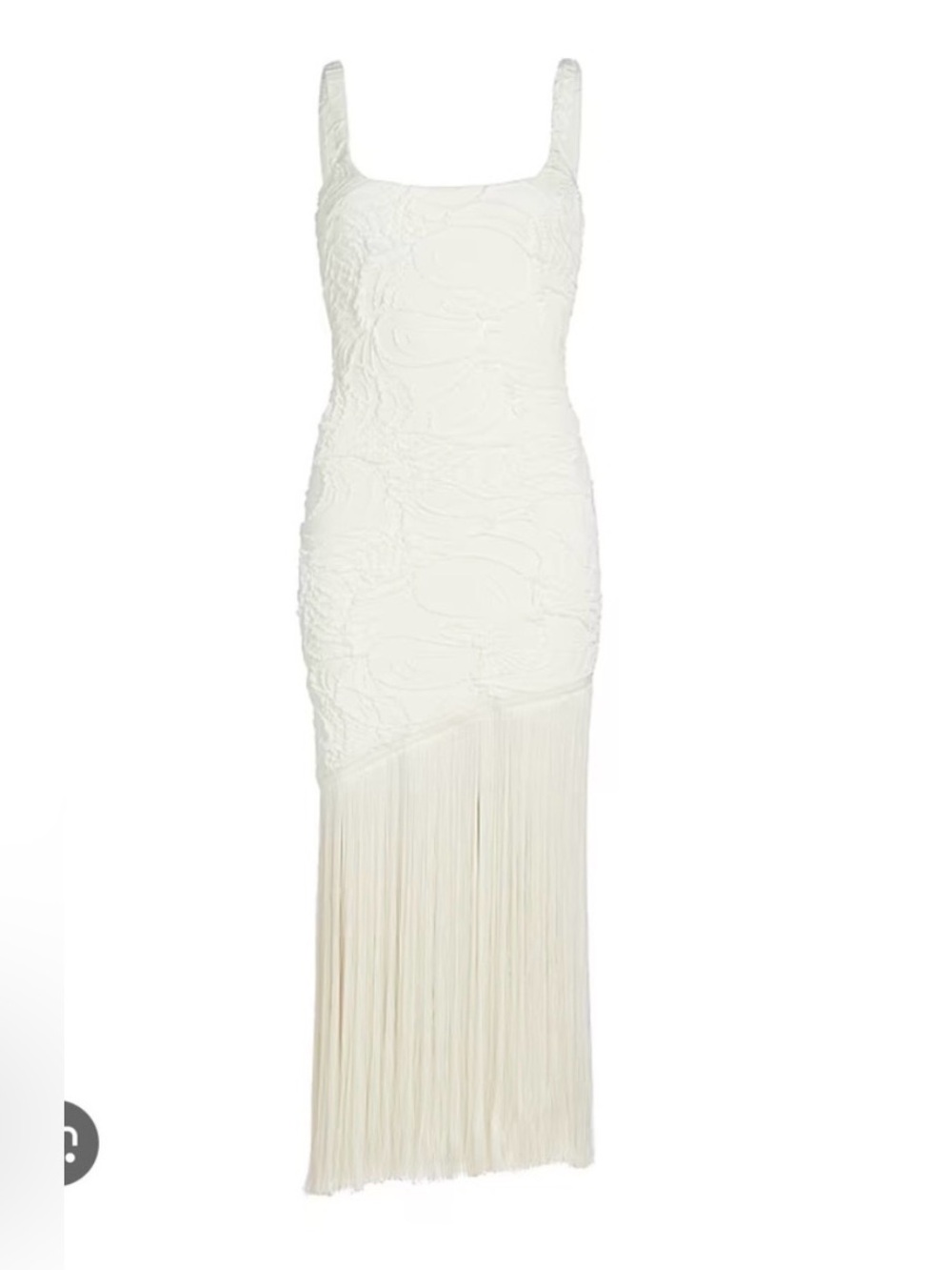 PatBo Jacquard Fringe dress